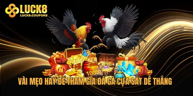 Vài mẹo hay để tham gia đá gà cựa sắt dễ thắng